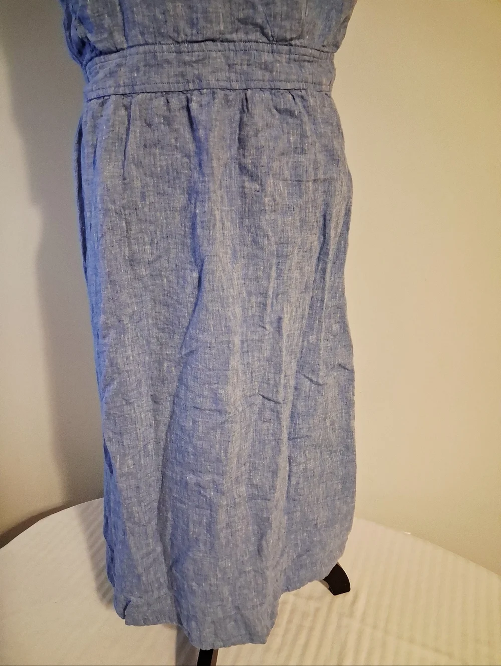 Blue Linen Shirt Dress Size 20W